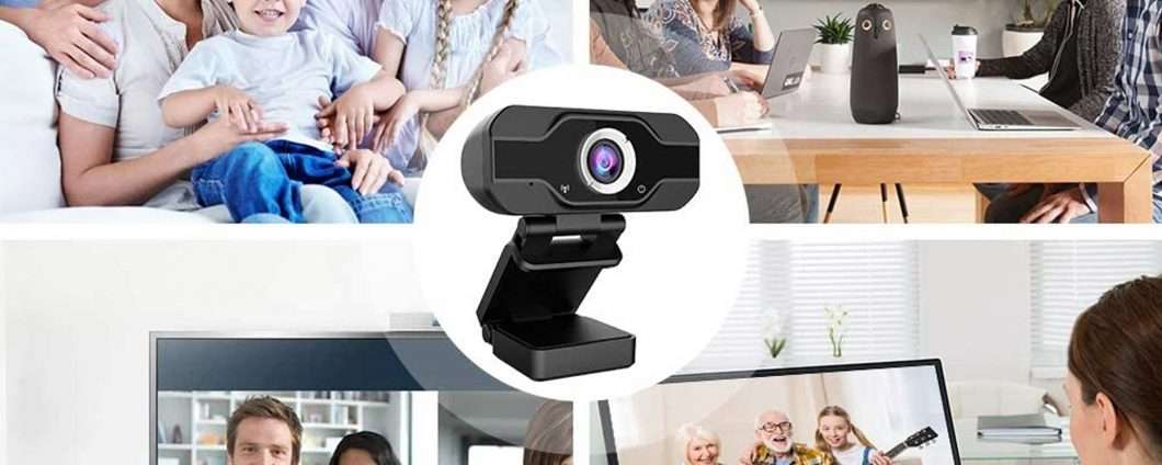 Webcam Full HD per DaD e lavoro in offerta lampo