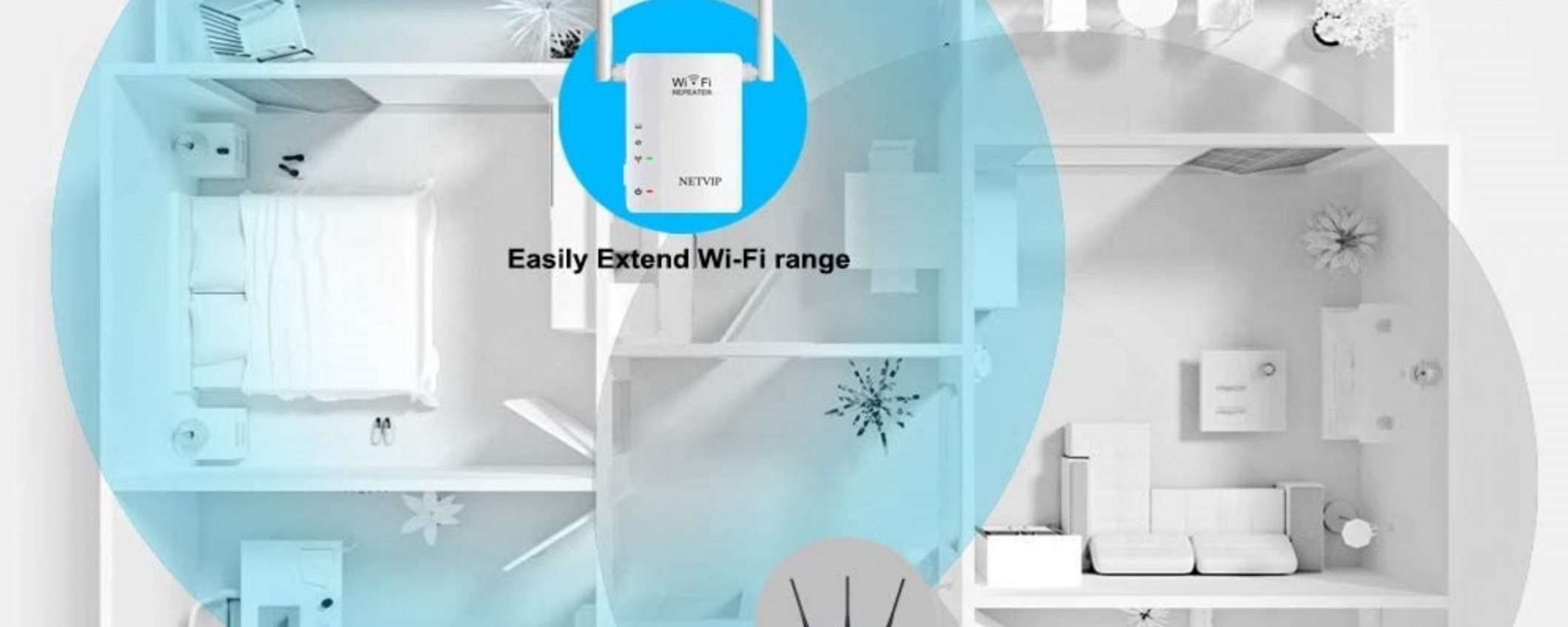 Extender Wi-Fi 3 in 1 300Mbps a meno di 10 euro