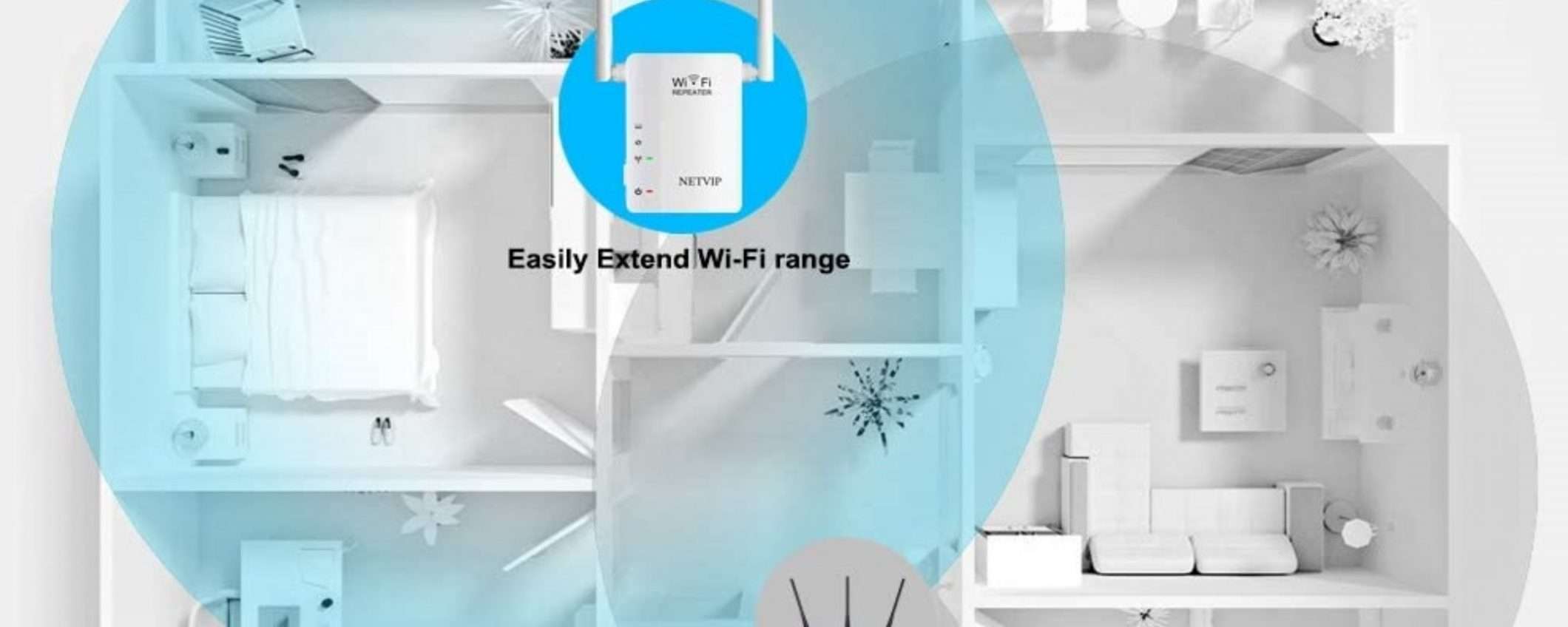 Extender Wi-Fi 3 in 1 300Mbps a meno di 10 euro