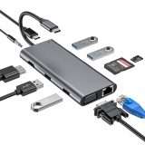 HUB USB-C 11 in 1 HDMI 4K per Mac e PC in offerta