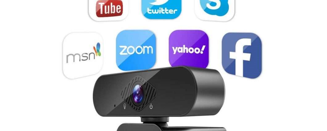 Webcam 1080p per Skype, Teams e Zoom a meno di 20 euro