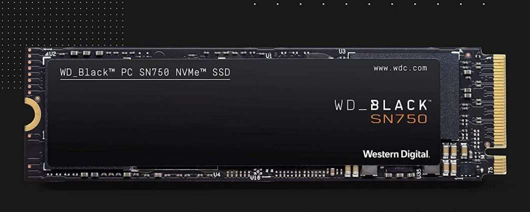 SSD NVMe da gaming WD Black 3470MB/s in offerta