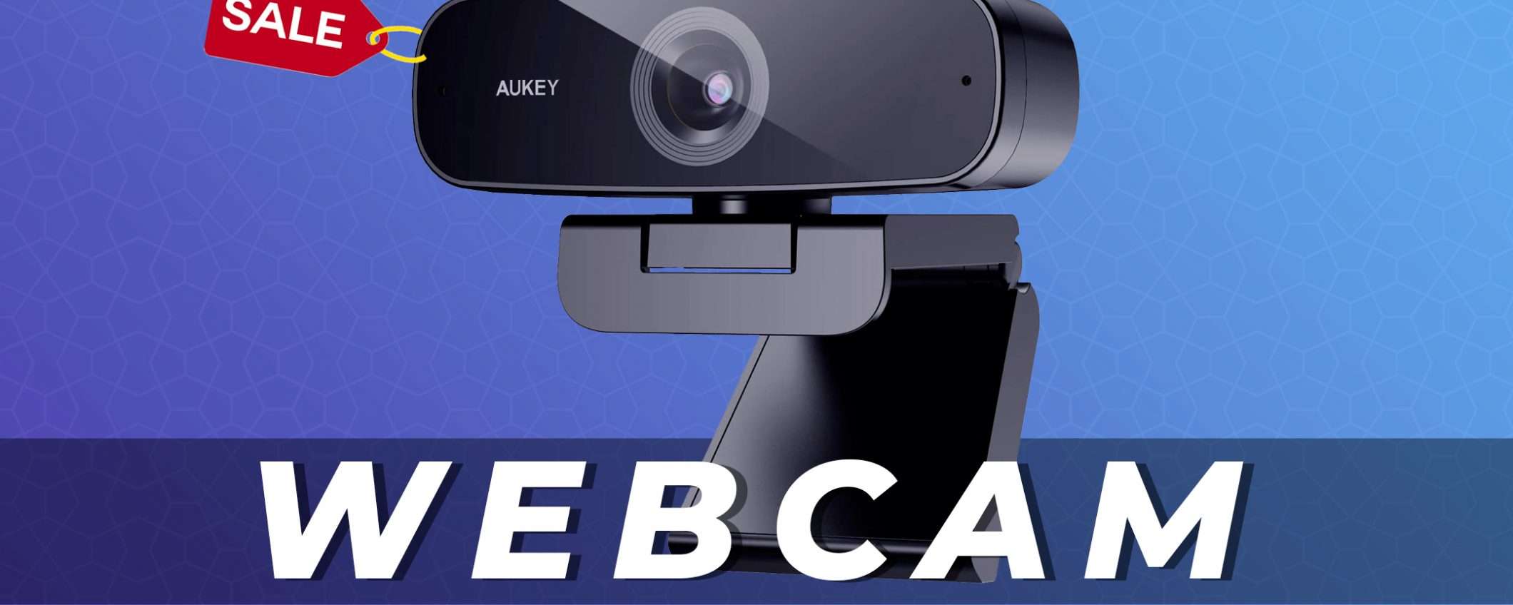 Webcam 1080P AUKEY in offerta su Amazon con questo coupon