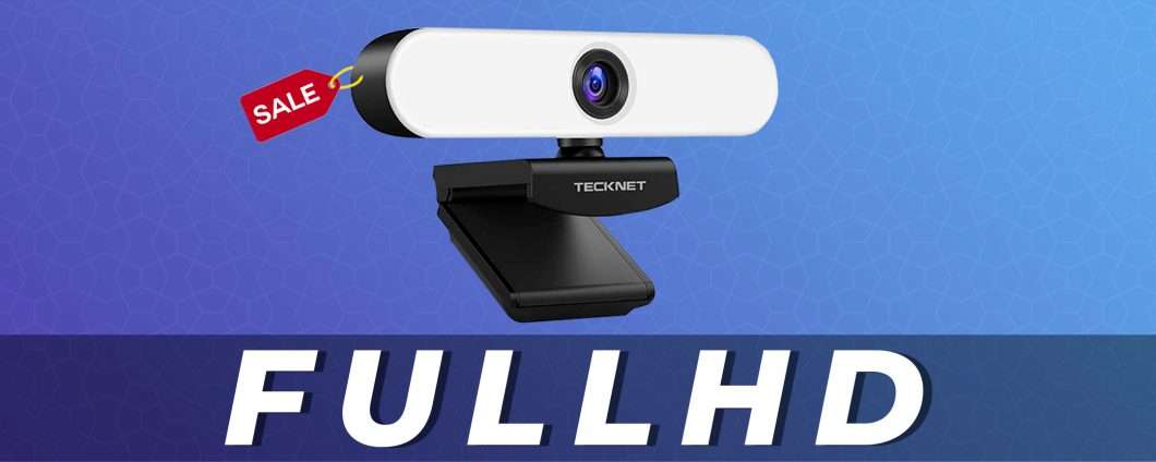 Webcam FullHD 1080p in offerta con questo codice sconto (-50%)