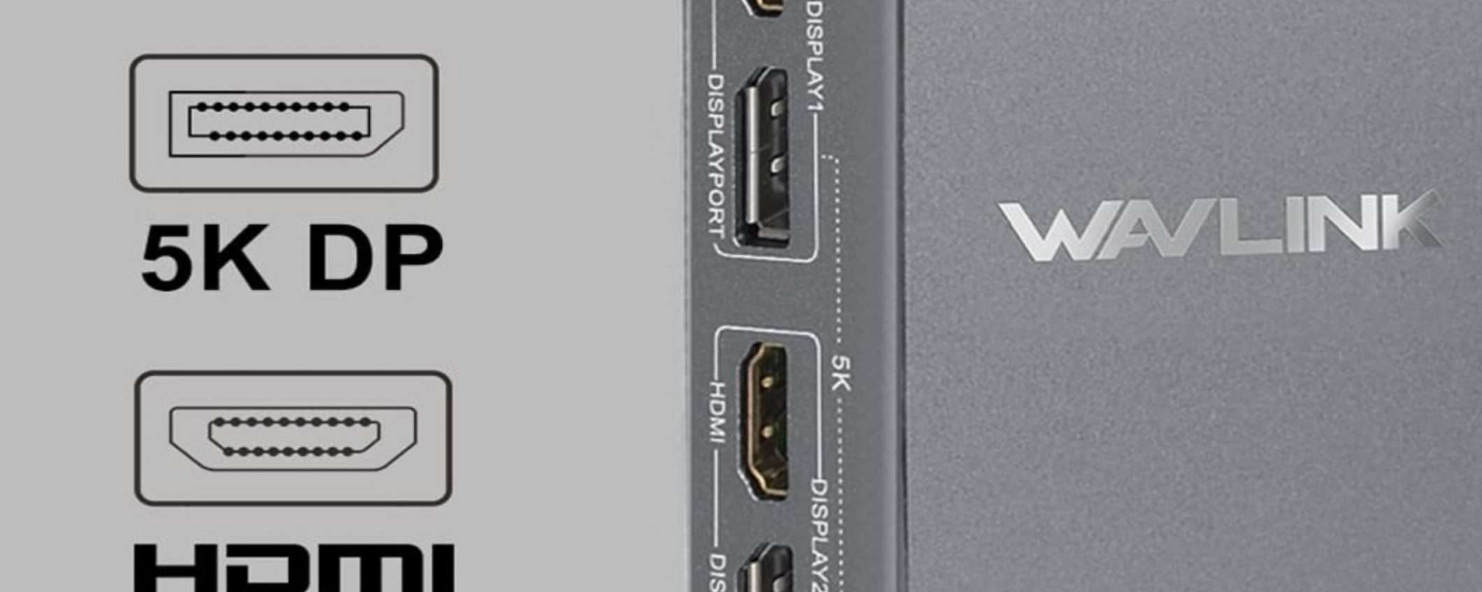 Docking station per PC e Mac al minimo storico