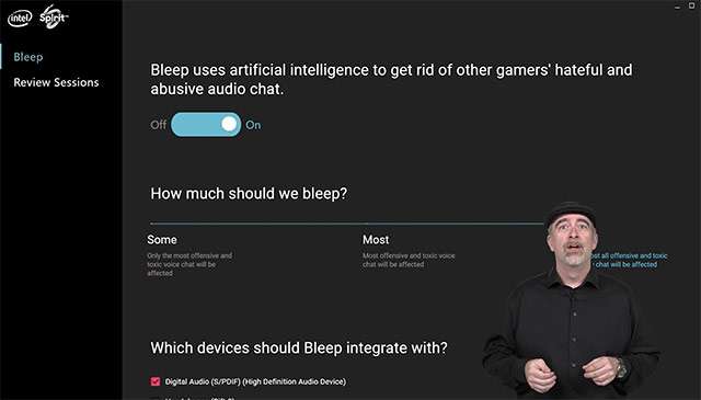 Intel: l'IA di Bleep per filtrare il toxic speech durante le sessioni di gioco