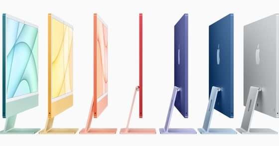 Tutti i colori dell'iMac 2021