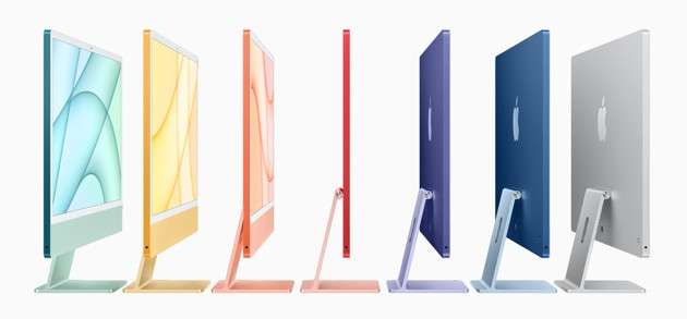 Tutti i colori dell'iMac 2021