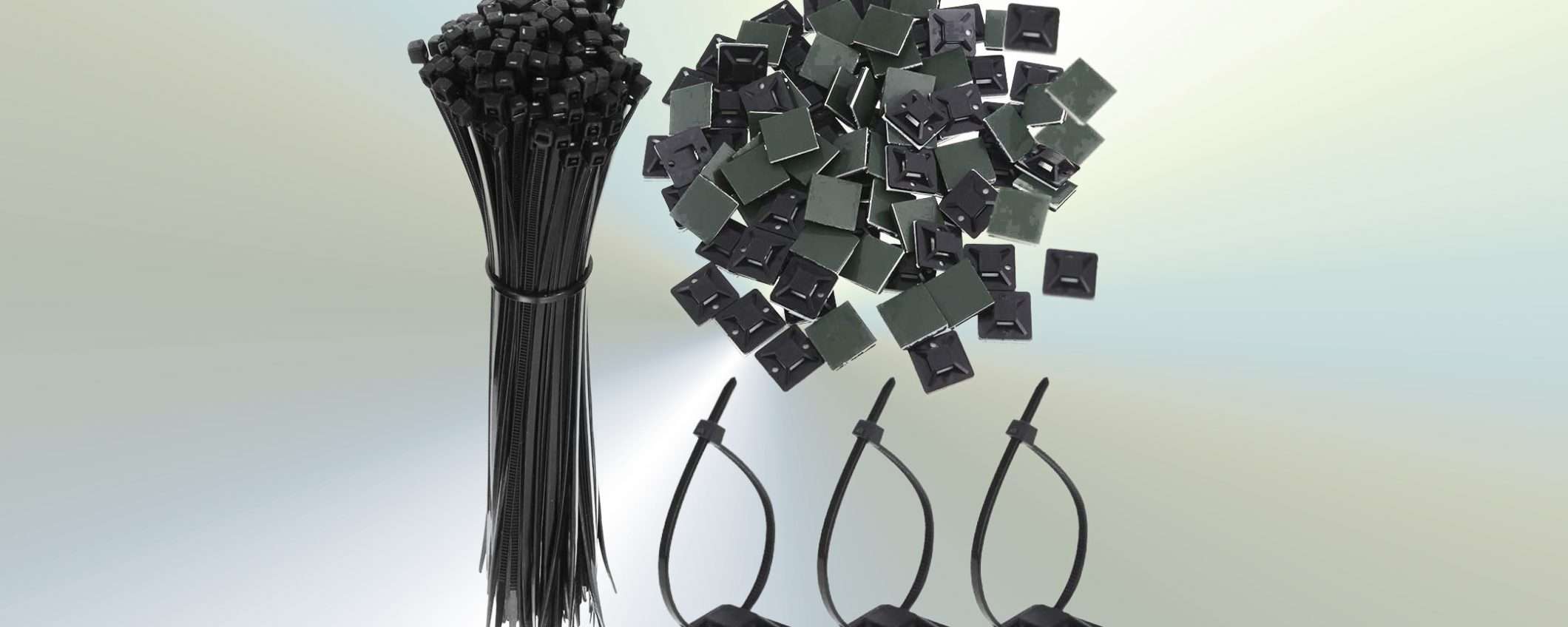 Cavi ordinati e nascosti con fascetta e adesivo: -28%