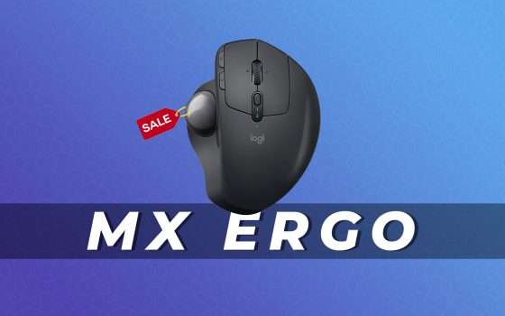Logitech MX ERGO: mouse ergonomico con 50€ di sconto [LINK]