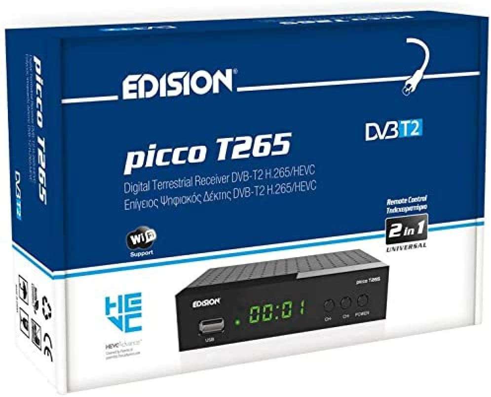 Ricevitore DVT-T2 Edision PICCO T265