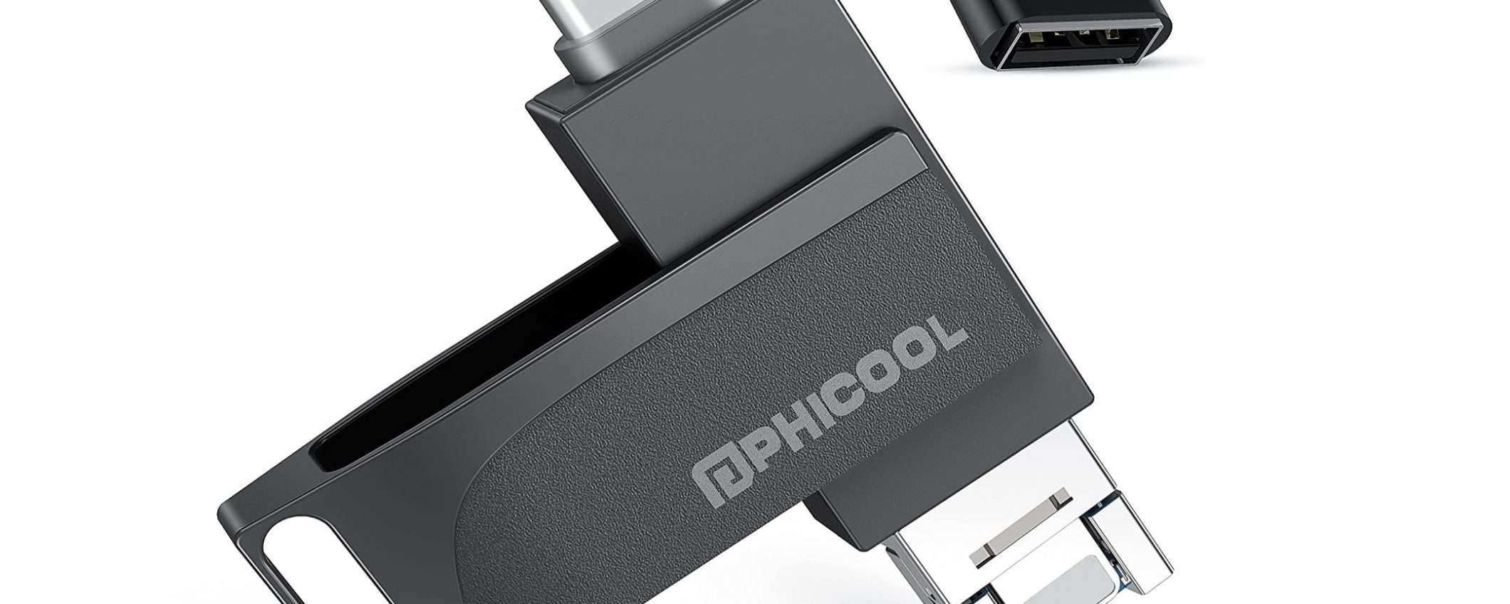 Chiavetta USB 256GB 3 in 1 per iPhone e PC in sconto