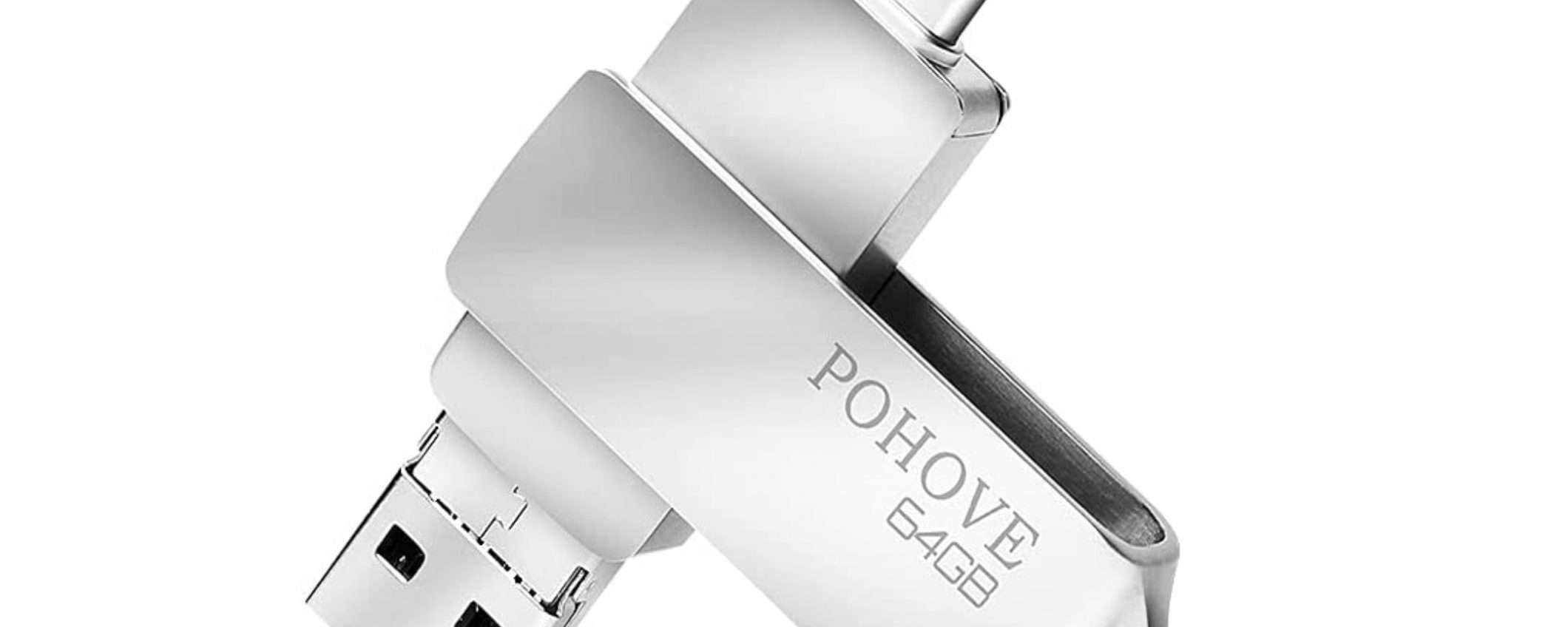 Chiavetta USB 3.0 64GB 3 in 1 a meno di 15 euro