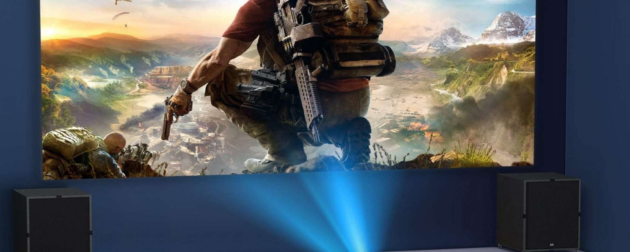 Proiettore FHD Wi-Fi e Bluetooth: sconto di 117 euro