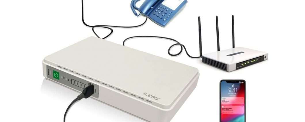 Mini UPS 8.800mAh LAN POE per modem in offerta