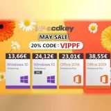 Sconti VIP-SCDkey: Office 2019 38€ e Windows 10 PRO 13€