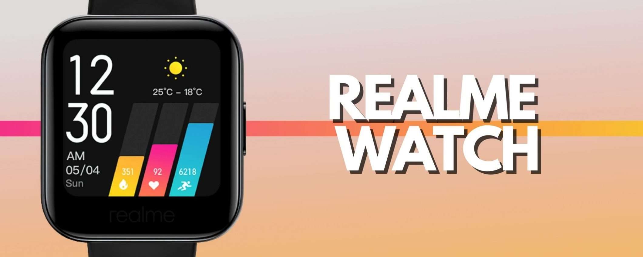 Realme Watch: uno smartwatch potente a prezzo PAZZO (-27%)
