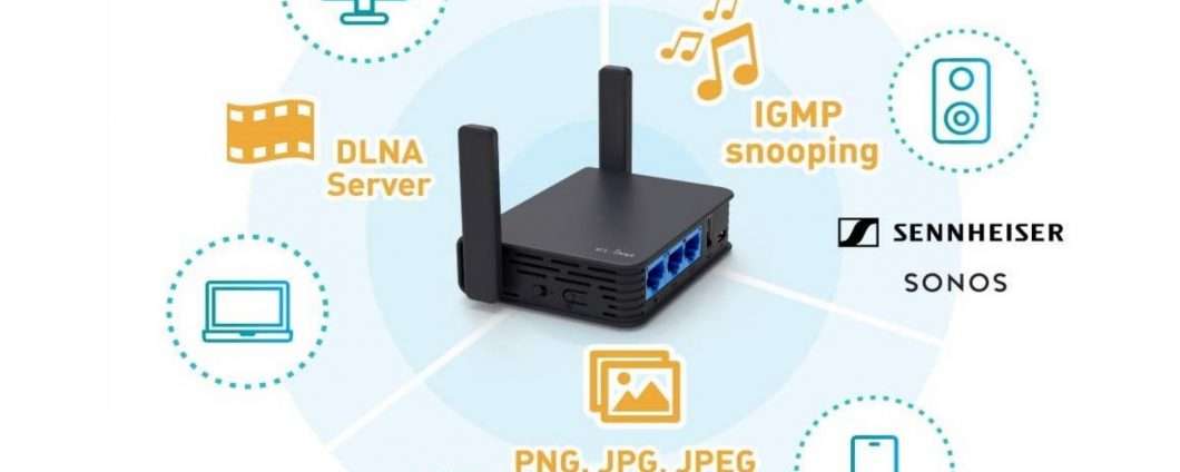 Router Wi-Fi 2,4/5GHz con OpenWrt preinstallato