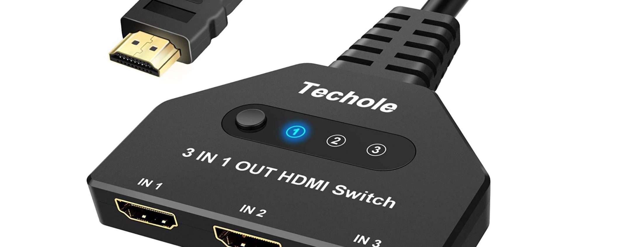 Switch HDMI 3 dispositivi 4K e 3D a soli 11 euro