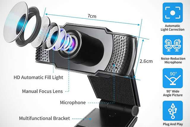 Le caratteristiche della webcam 1080p oggi in offerta lampo su Amazon