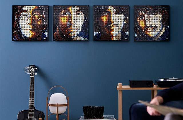 LEGO: il poster fai-da-te dei Beatles