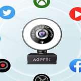 Webcam 1080p30 con anello LED a meno di metà prezzo