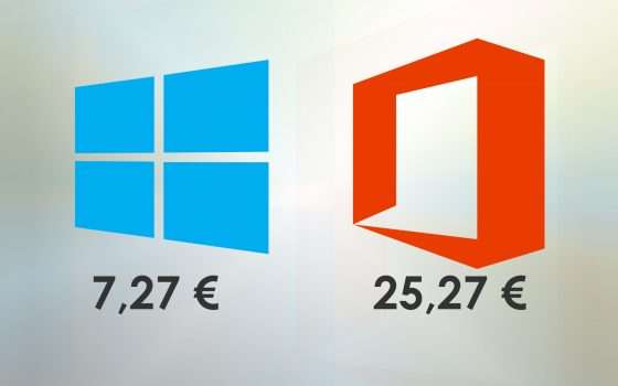Scoppia l'estate: Windows 10 Pro a 7,27€, Office 2019 a 25,27€