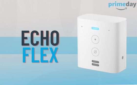 Prime Day 2021: Alexa in famiglia a soli 14€ con Echo Flex