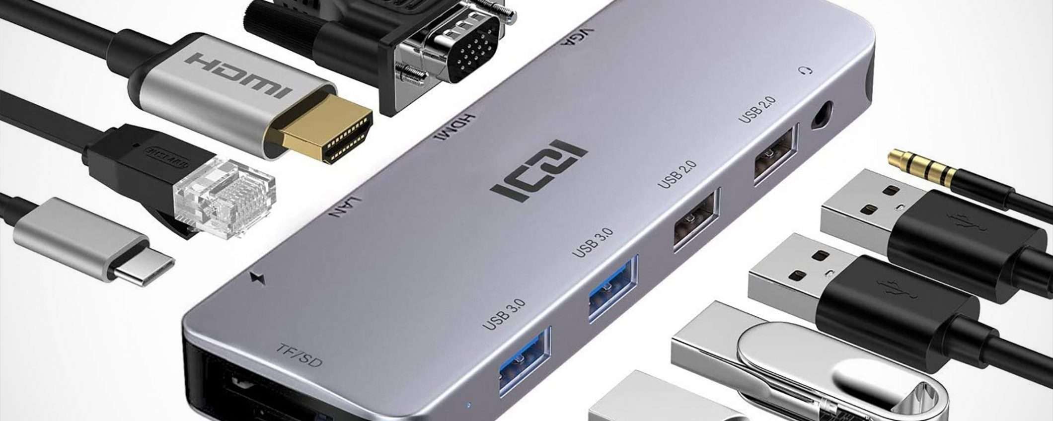 Hub USB definitivo in MAXI SCONTO su Amazon