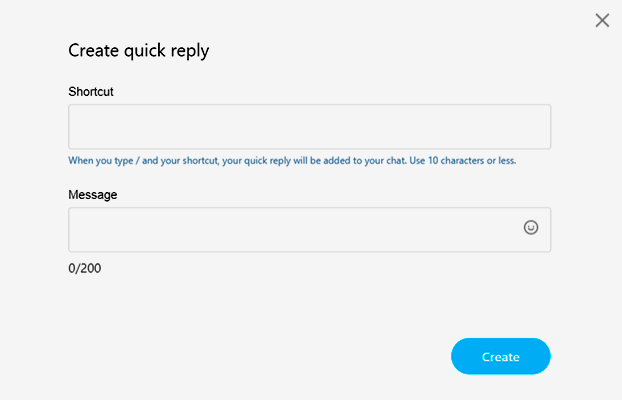 quick reply funzione chat getresponse