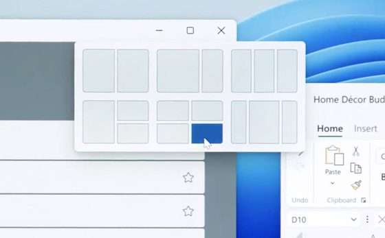 Windows 11, adatta il layout con un dito