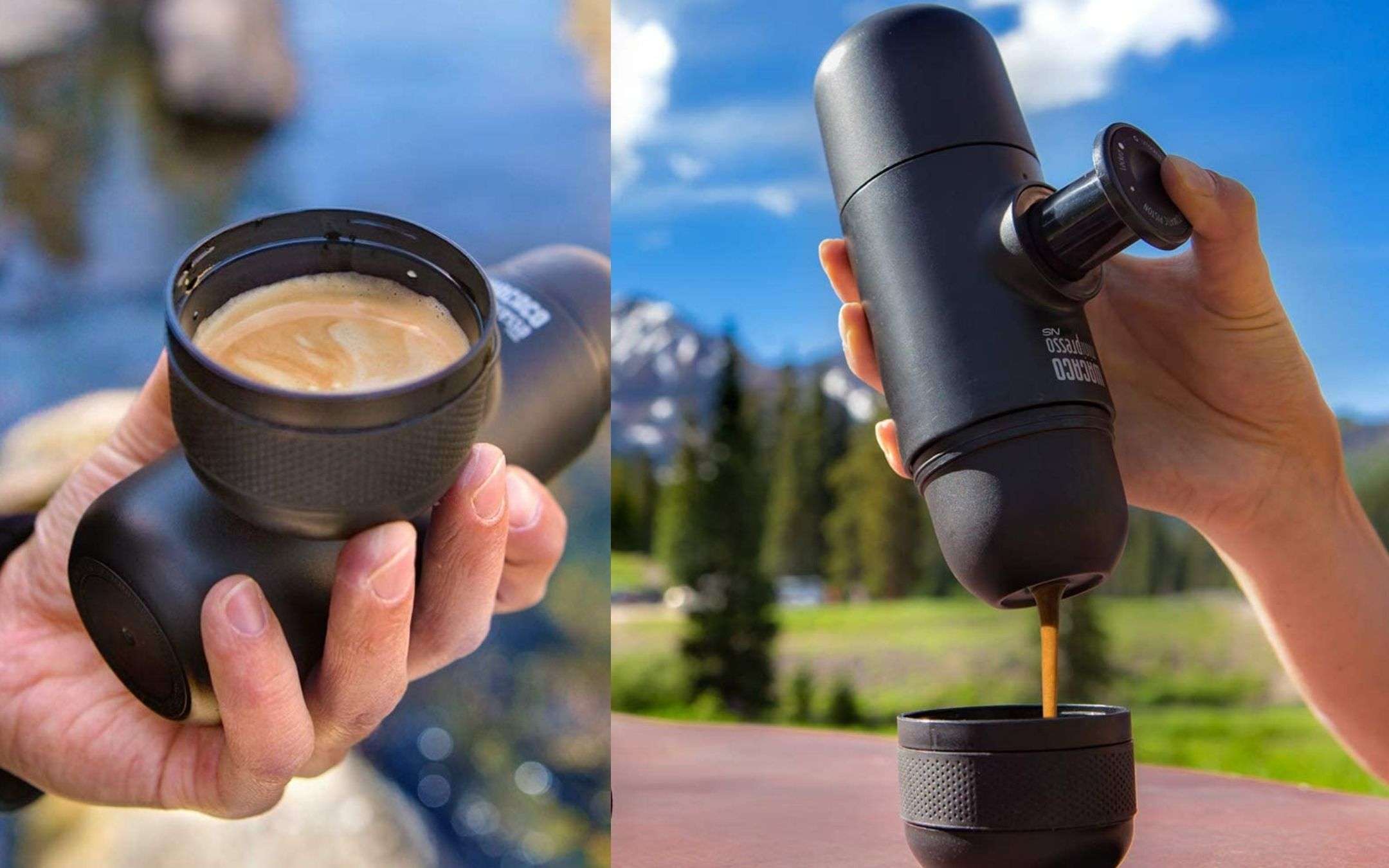 Macchina caffè portatile capsule Nespresso a 56€: GENIALATA