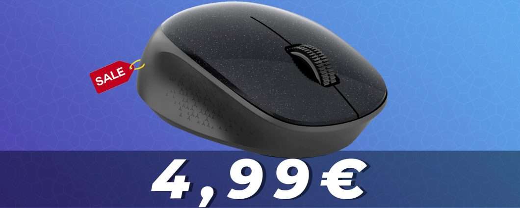 Mouse wireless a soli 4,99€ grazie a questo COUPON