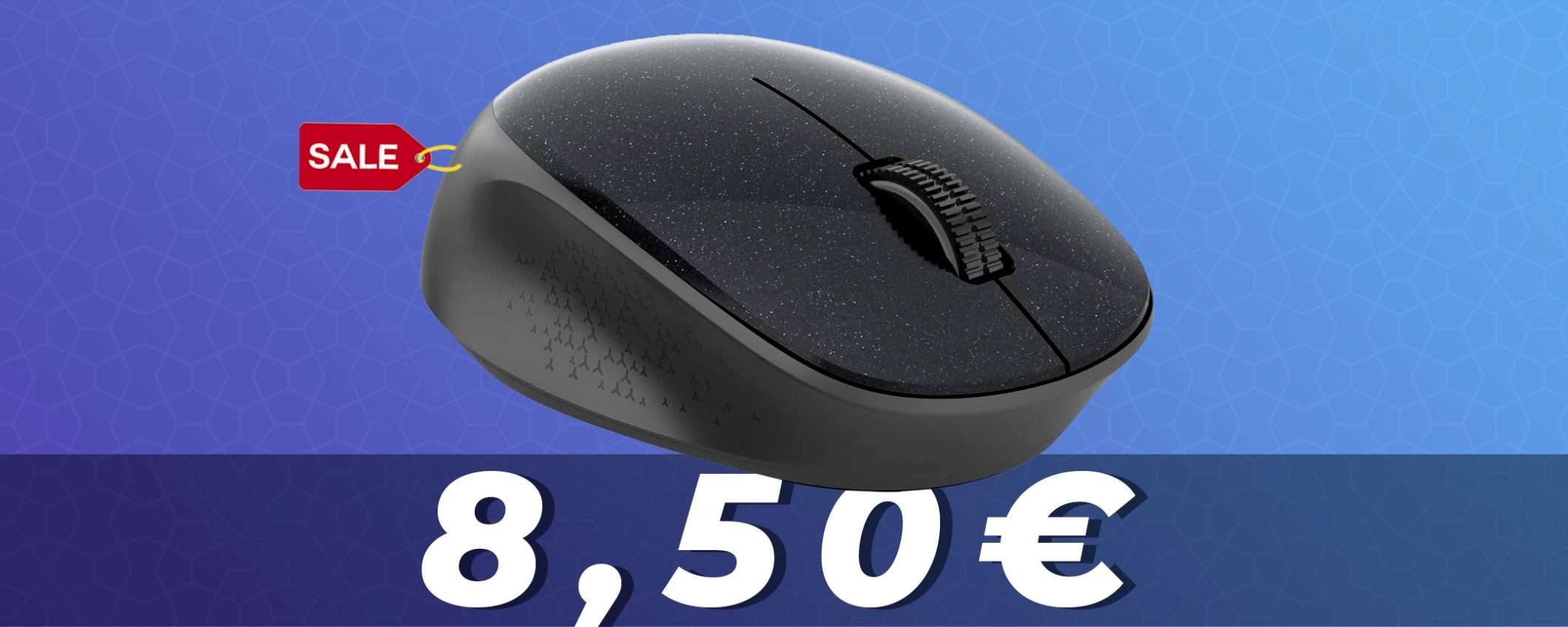 Mouse Wireless silenzioso in offerta su Amazon a soli 8 euro