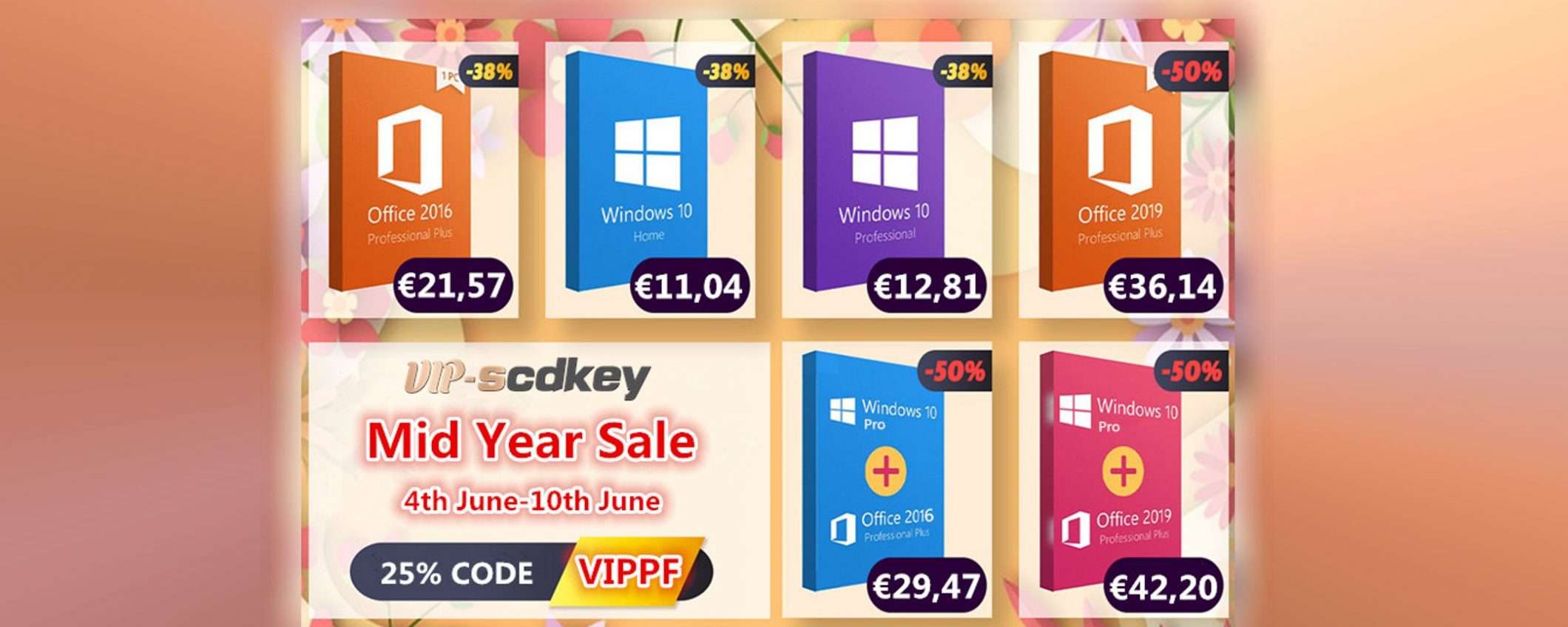 VIP-SCDkey promo: Windows 10 PRO OEM a soli 12 euro