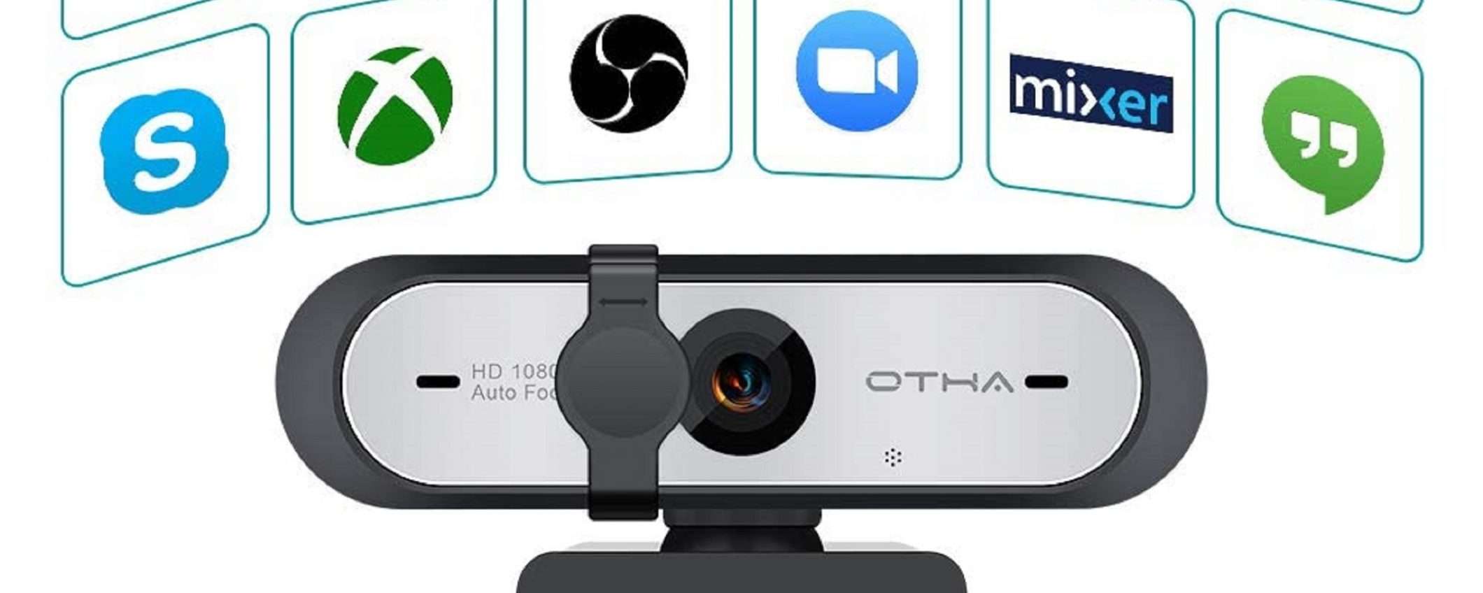 Webcam FullHD 60 fps a soli 25€: offerta a tempo di Amazon!