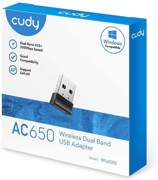 Micro Adattatore Wi-Fi Cudy WU650 - 1