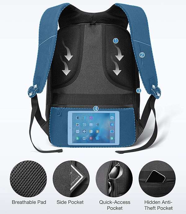 Zaino Antifuro Homiee 15,6 Pollici - 1