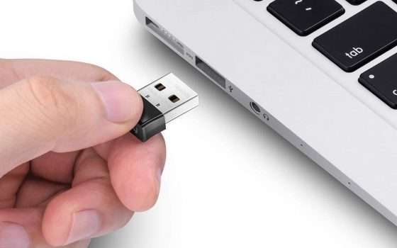 Micro adattatore Wi-Fi 650Mbps ideale come hotspot a meno di 8 euro