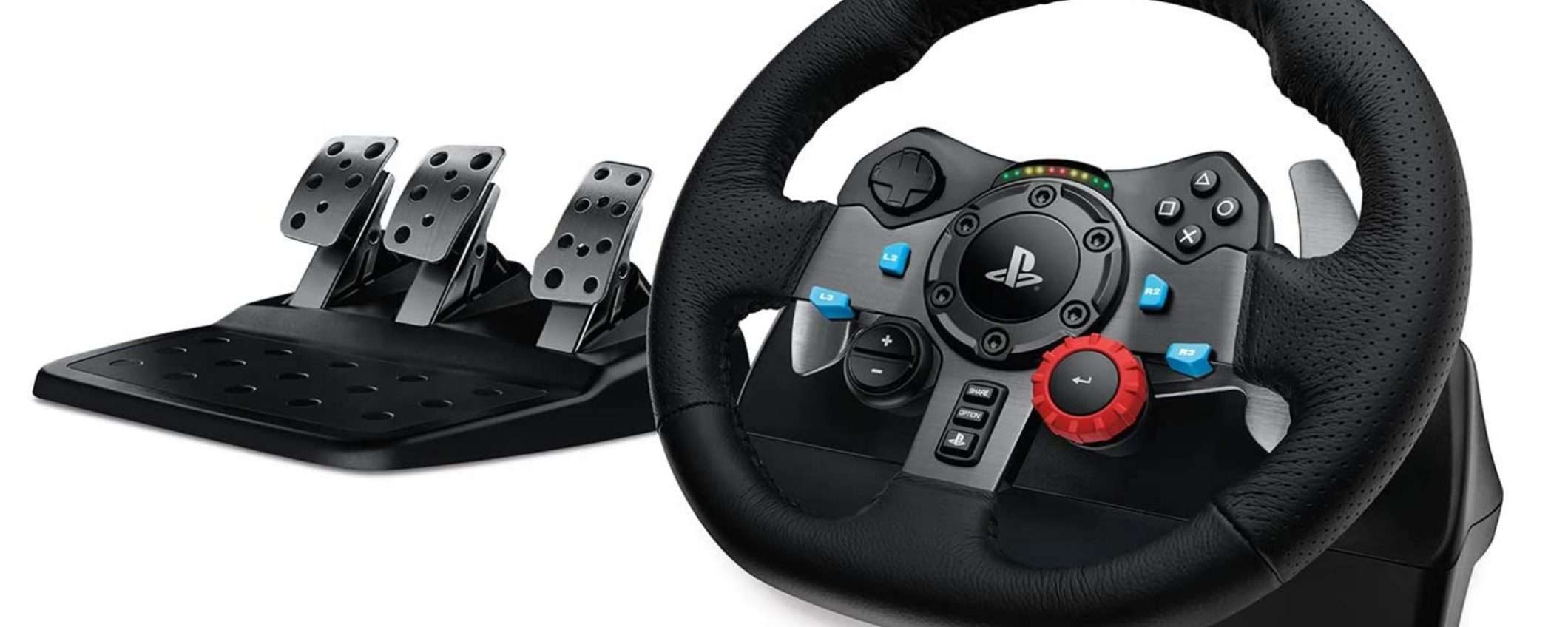 Il volante PS4/PS5/PC più amato di sempre torna sotto i 200 euro: Logitech G29