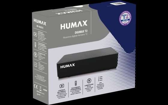 Humax Digimax T2: decoder DVB-T2 a 35 euro