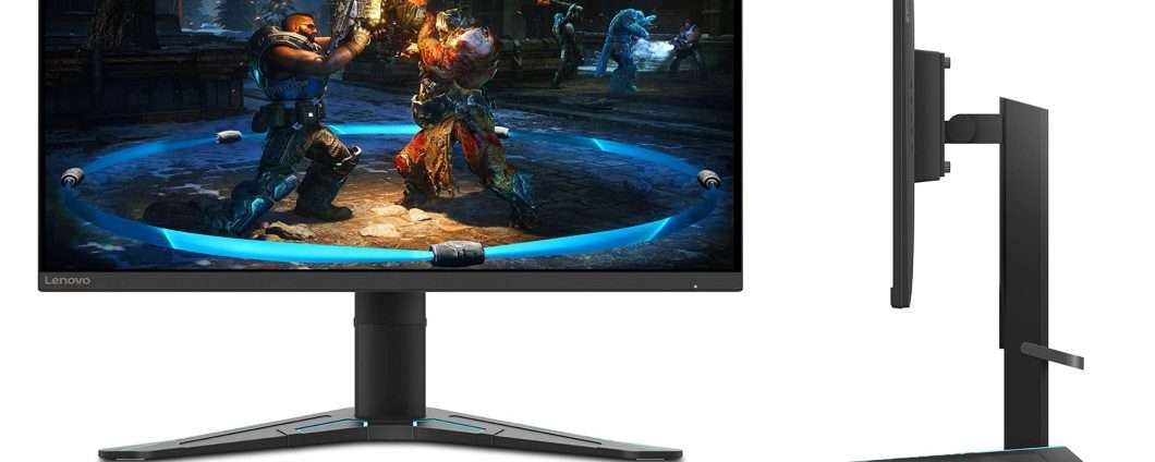 Il monitor gaming di Lenovo raggiunge il minimo storico scendendo sotto i 200 euro