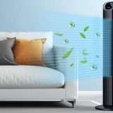 Silenzio e freschezza per tutta l'estate con il ventilatore a torre con telecomando
