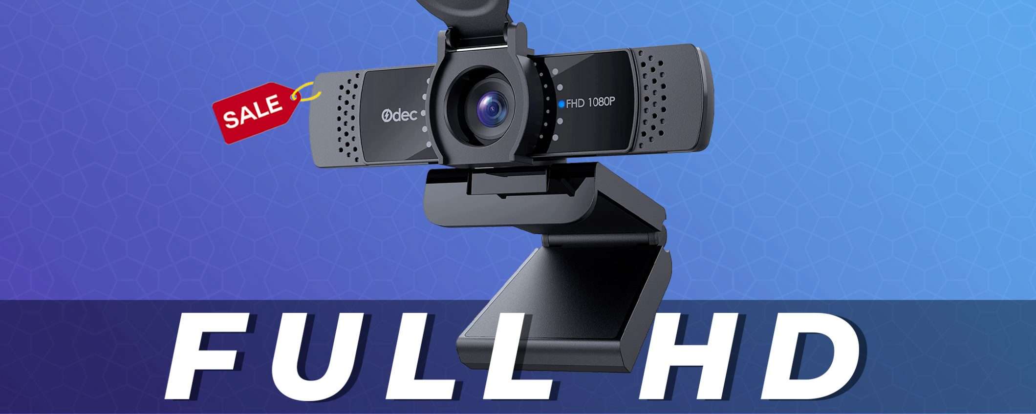 Webcam FullHD in offerta a soli 10€ [CODICE SCONTO]