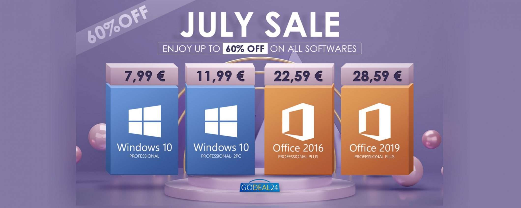 Saldi di luglio: Windows 10 Pro a soli 7,99€ e tanto altro!