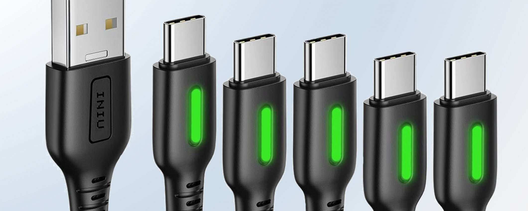 USB-C, 5 cavi al prezzo di 3: si sale di livello