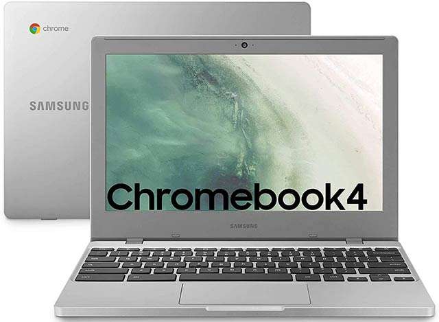Il laptop Samsung Chromebook 4 con Chrome OS