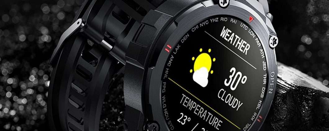 Questo smartwatch è INDISTRUTTIBILE: 52€ su Amazon