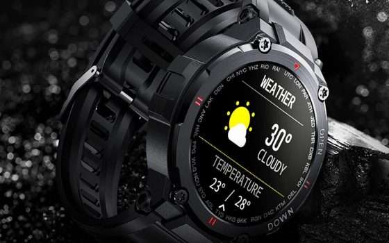 Questo smartwatch è INDISTRUTTIBILE: 52€ su Amazon