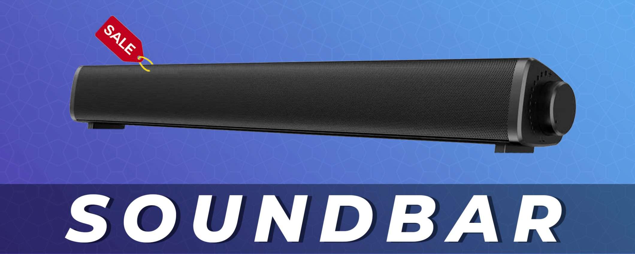 Soundbar Hi-Fi per PC in offerta a metà prezzo (-47%)